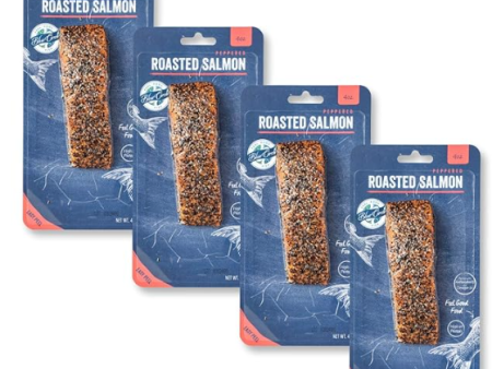 Blue Circle Salmon - Hot Smoked Pepper - 1   14   4 oz bag Sale