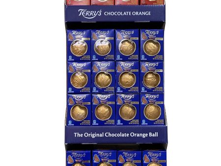 Terry s Chocolate Orange Display - Original and Dark 72 count For Sale