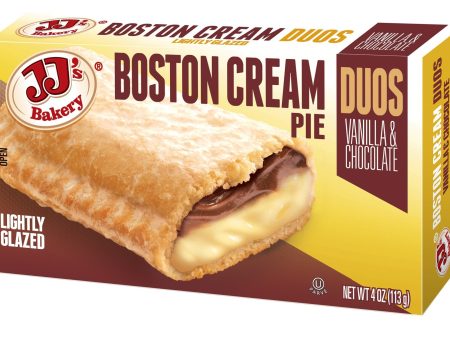 JJ s Bakery Lightly Glazed Snack Pies 4oz (Boston Cream) For Discount