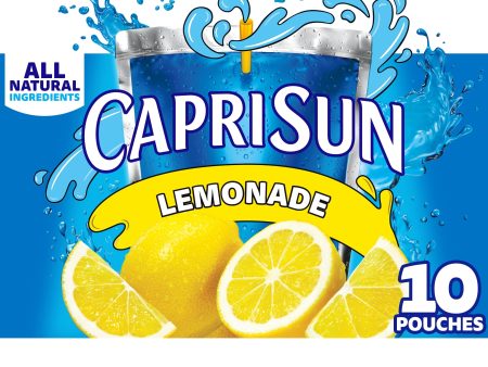 Capri Sun Lemonade Juice Box Pouches, 10 ct Box, 6 fl oz Pouches For Cheap