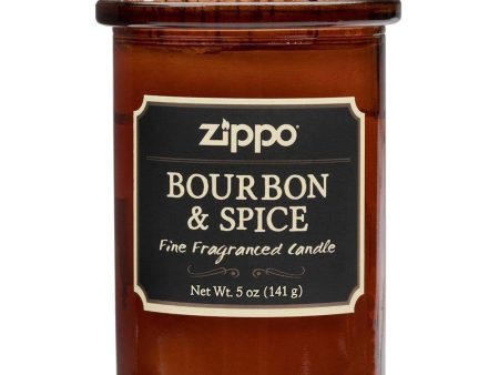 Zippo Spirit Candle - Bourbon and Spice - 5 oz. Hot on Sale