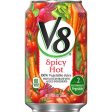 V8 Spicy Hot 100% Vegetable Juice, 11.5 oz Can Supply