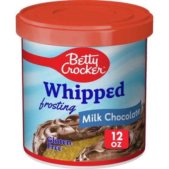 Betty Crocker Gluten Free Whipped Milk Chocolate Frosting, 12 oz. Fashion