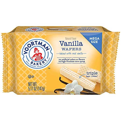 Voortman Bakery Vanilla Wafers, Mega Size, 5.17 oz, Case of 9 Online Sale