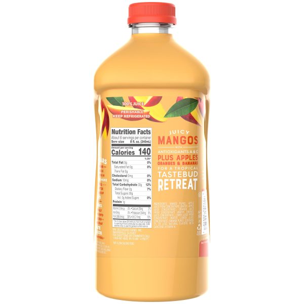 Bolthouse Farms Amazing Mango Fruit Juice Smoothie, 52oz Supply