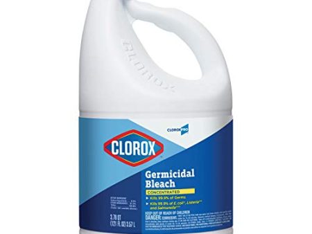 Clorox Concentrated Germicidal Bleach, Regular, 121 oz Bottle For Cheap