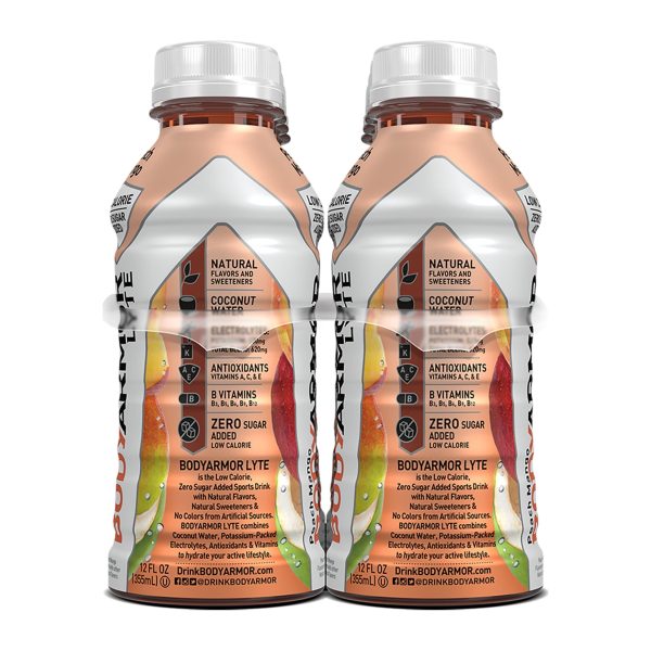 BODYARMOR LYTE Sports Drink, Peach Mango, 12 Fl. Oz., 8 count Supply