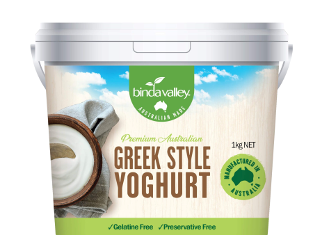 Binda Natural Greek Style Yogurt 1kg Discount