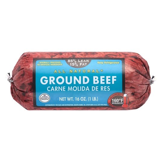 All Natural* 85% Lean 15% Fat Ground Beef, 1 lb Roll Hot on Sale