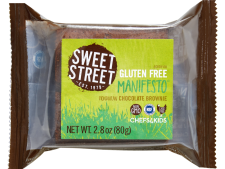 Sweet Street Desserts Honduran Chocolate Manifesto Brownie Iw CGF, 2.8 Oz Supply