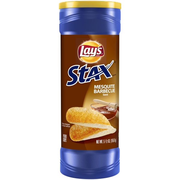 Lays Staqx Mesquite BBQ, 5.5 oz (Pack of 17) Hot on Sale