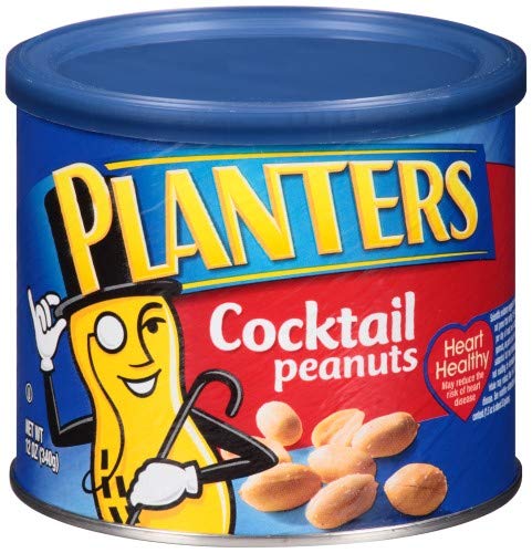 Planters Cocktail Peanuts, 12 Oz [Pack of 2] Fashion