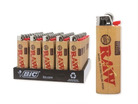 Bic Raw Classic Lighters - 50ct Tray Hot on Sale