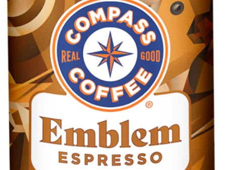 Compass Coffee Emblem - 6   12 oz ctn Online Sale