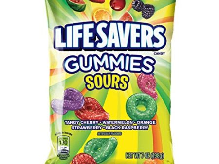 LIFE SAVERS Sours Gummies Candy, 7-Ounce Bag Sale