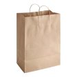 Choice Shopping Bag with Handles 13  x 7  x 17  - 250 Case - 1   1   250 ct ea For Sale