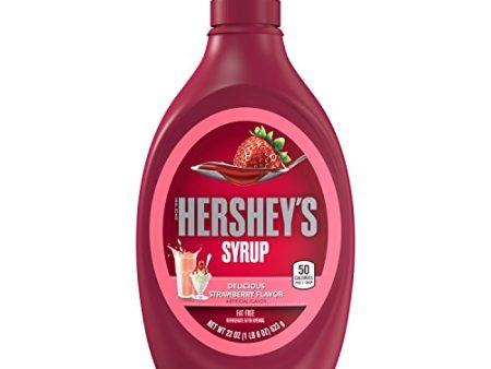 HERSHEY S Strawberry Syrup, 22 Ounce Bottle Hot on Sale