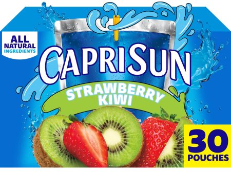 Capri Sun Strawberry Kiwi Juice Box Pouches, 30 ct Box, 6 fl oz Pouches For Discount