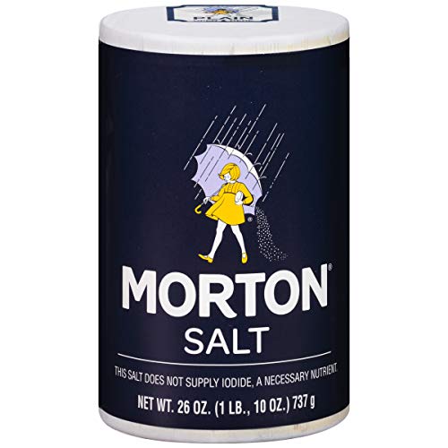 Morton Table Salt, Non-Iodized, 26 Ounce Canister For Sale