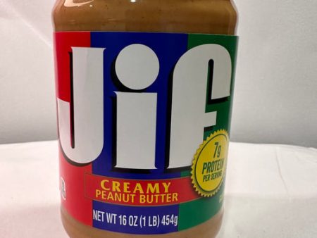 JiF Creamy Peanut Butter, 16oz Online now