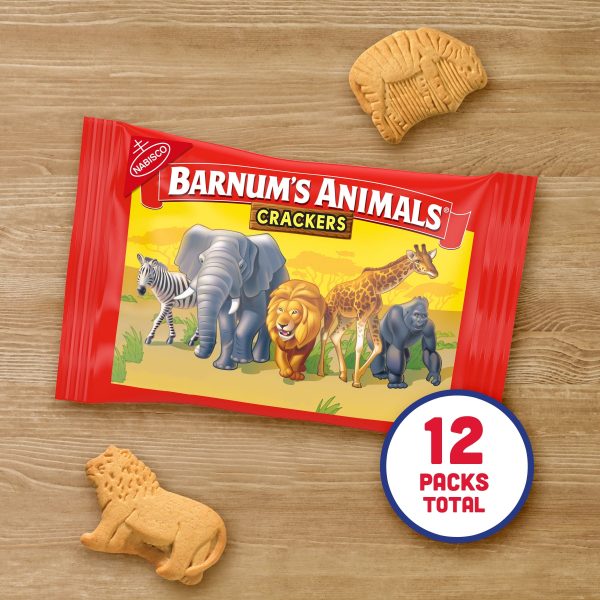 Barnum s Original Animal Crackers, 12 Snack Packs Online Hot Sale