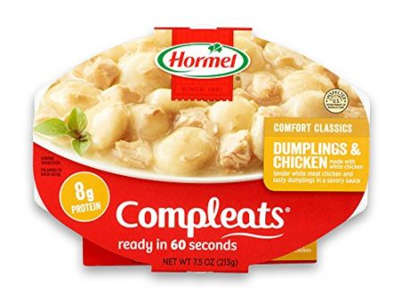 Hormel Compleats Chicken and Dumplings 7.5 Oz Bowl Sale