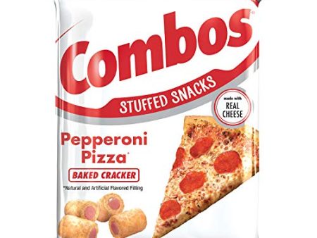 COMBOS Pepperoni Pizza Cracker Baked Snacks 6.3-Ounce Bag Hot on Sale