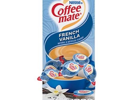 Nestle Coffee Mate Creamer French Vanilla Liquid Creamer Singles Box of 50 Discount