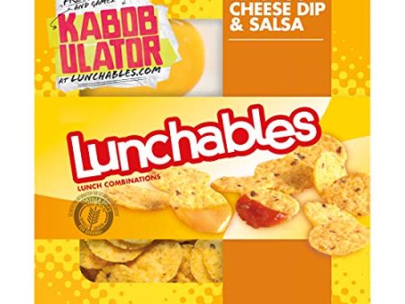 Lunchables Nachos Cheese Dip & Salsa with Tortilla Chips Lunch Combination 4.4 oz Tray For Discount