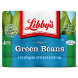 (4 Count) Libby s Cut Green Beans, Canned Vegetables, 14.5 oz Hot on Sale