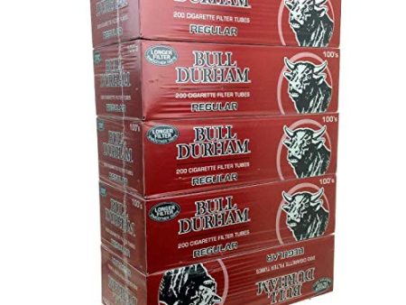 Bull Durham Regular Red King Size Cigarette Filter Tubes - 200 Count Per Box Online now