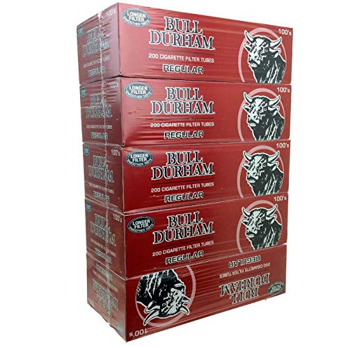 Bull Durham Regular Red King Size Cigarette Filter Tubes - 200 Count Per Box Online now