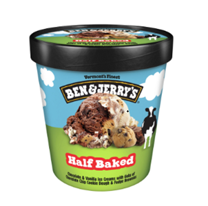 Ben & Jerry s Half Baked 437ML For Discount