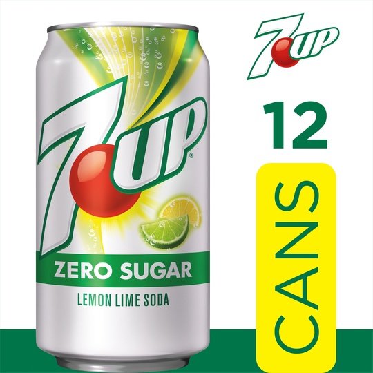 7UP Zero Sugar Lemon Lime Soda, 12 fl oz cans, 12 pack Online now