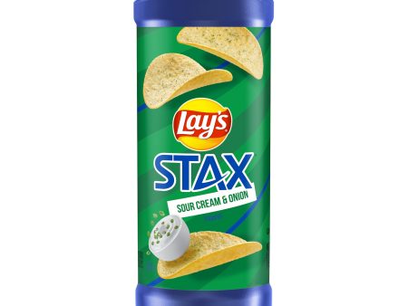 Lays Stax Sour Cream & Onion, 5.5 oz (Pack of 17) For Cheap