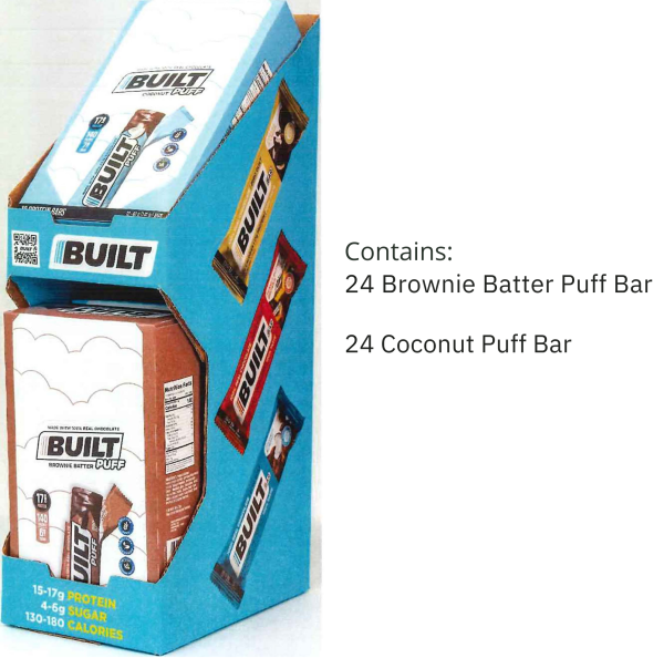 Built Puff Countertop Display with Puff Products (48-Piece Display) Discount