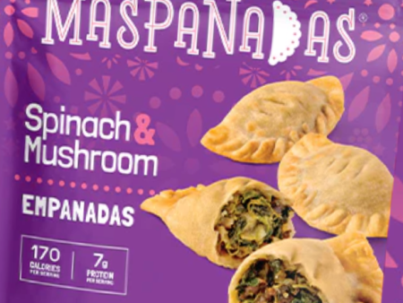 MasPanadas, Spinach & Mushrooms empanadas - 6   7.5 oz bag Hot on Sale