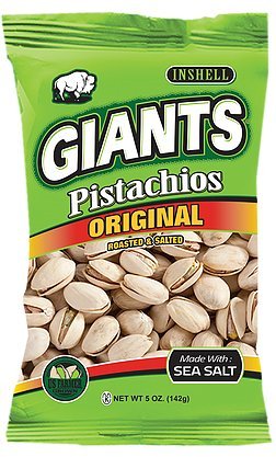 GIANTS Original Salted Pistachios - 5 oz. Bag For Sale