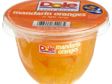 Dole Fruit Bowls, Mandarin Oranges in Light Syrup, 7oz Online now