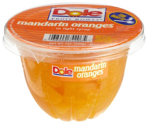 Dole Fruit Bowls, Mandarin Oranges in Light Syrup, 7oz Online now