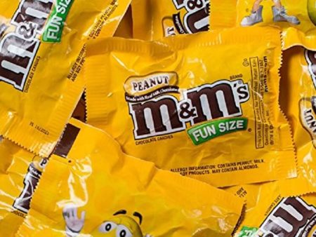 M&M Peanut Fun Size, Bulk 23 lb Supply