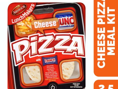 Armour LunchMakers Cheese Pizza Kit with Crunch Bar, 2.5 oz, 1 Count Online now