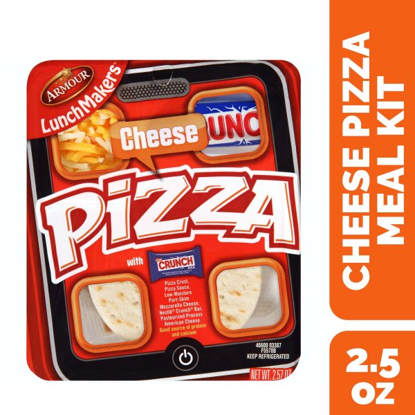 Armour LunchMakers Cheese Pizza Kit with Crunch Bar, 2.5 oz, 1 Count Online now