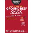 All Natural* 80% Lean 20 % Fat Ground Beef, 4.5 lb Tray Hot on Sale