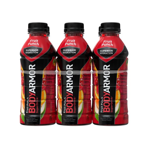 BODYARMOR Sports Drink Fruit Punch, 20 fl oz, 6 Pack For Cheap