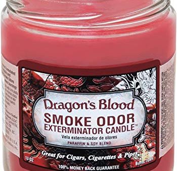 Smoke Odor Exterminator 13 oz Jar Candle Dragon s Blood on Sale