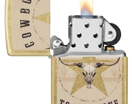 Zippo Buck Wear Reg Street Brass Pocket Lighter Fashion