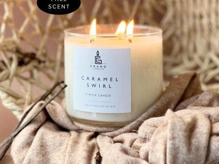 Caramel Swirl Candle Hot on Sale