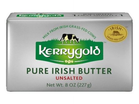 Kerrygold Grass-Fed Unsalted Pure Irish Butter Foil, 8 oz Discount