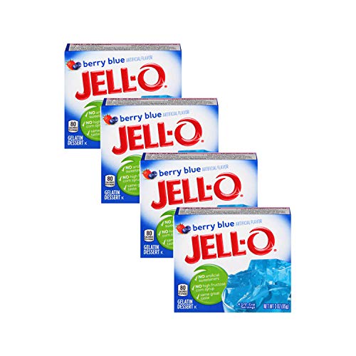 Jell-O Berry Blue Gelatin Dessert, 3 oz Box Sale